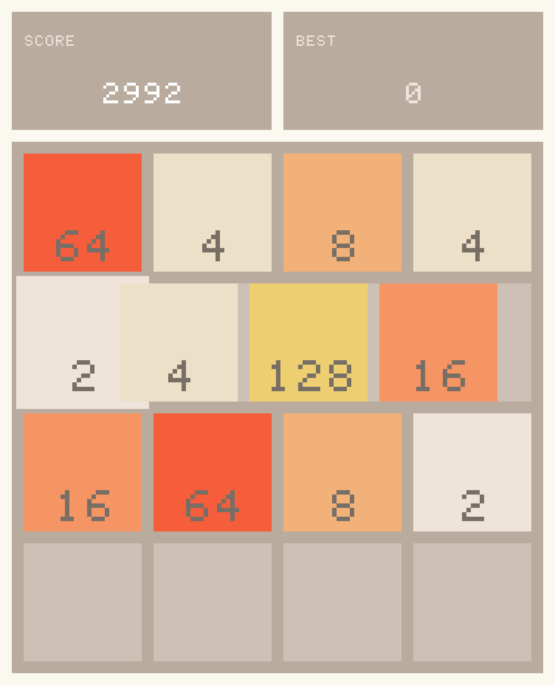 A real third-party libretro core through the plugin’s own frame path: 2048 from the libretro buildbot, played by a scripted joypad in the offline harness to …