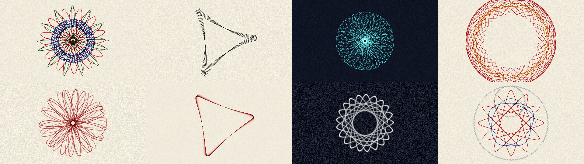The eight presets