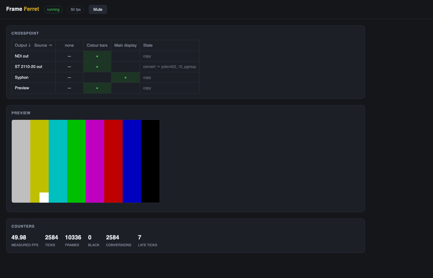 Frame Ferret — A software virtual capture card