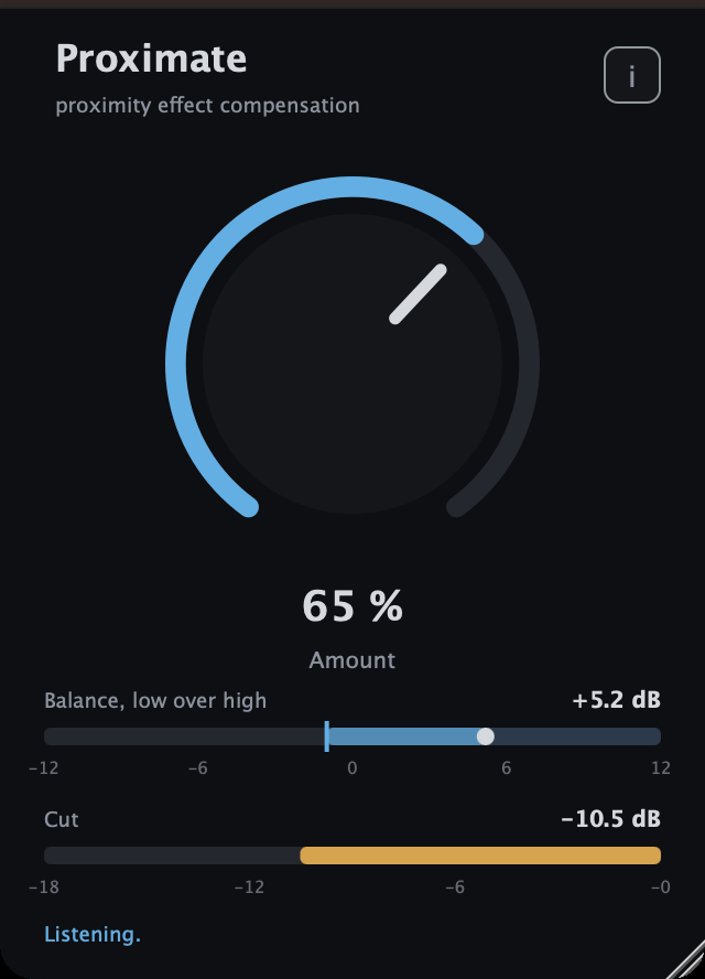 Proximate — One knob against the proximity effect