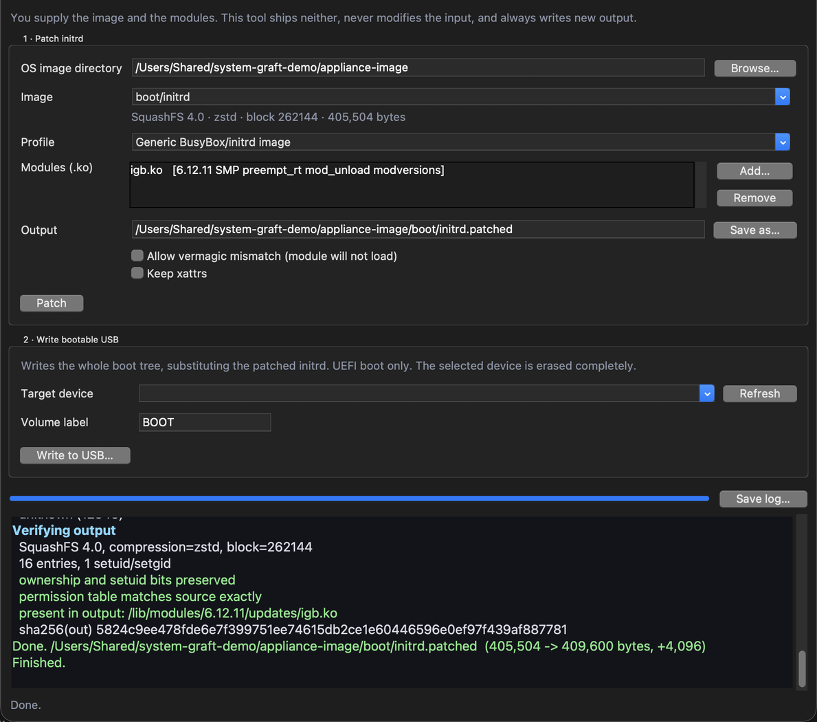 System Graft — Graft modules into an initrd