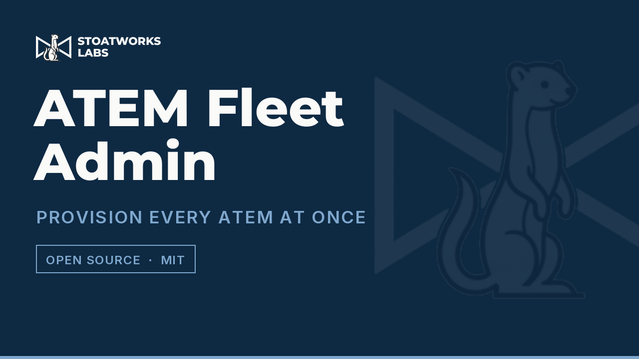 ATEM Fleet Admin — Provision every ATEM at once