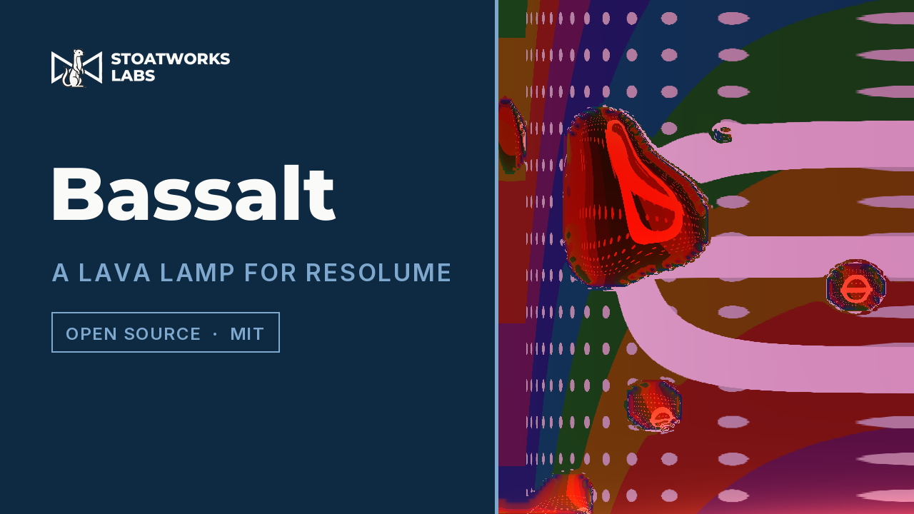 Bassalt — A lava lamp for Resolume