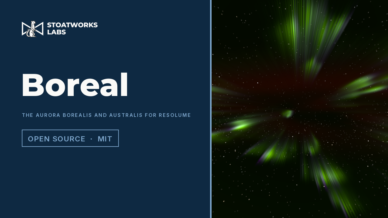 Boreal — The aurora borealis and australis for Resolume