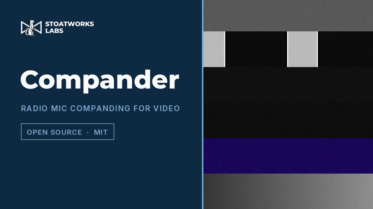 Compander — Radio mic companding for video