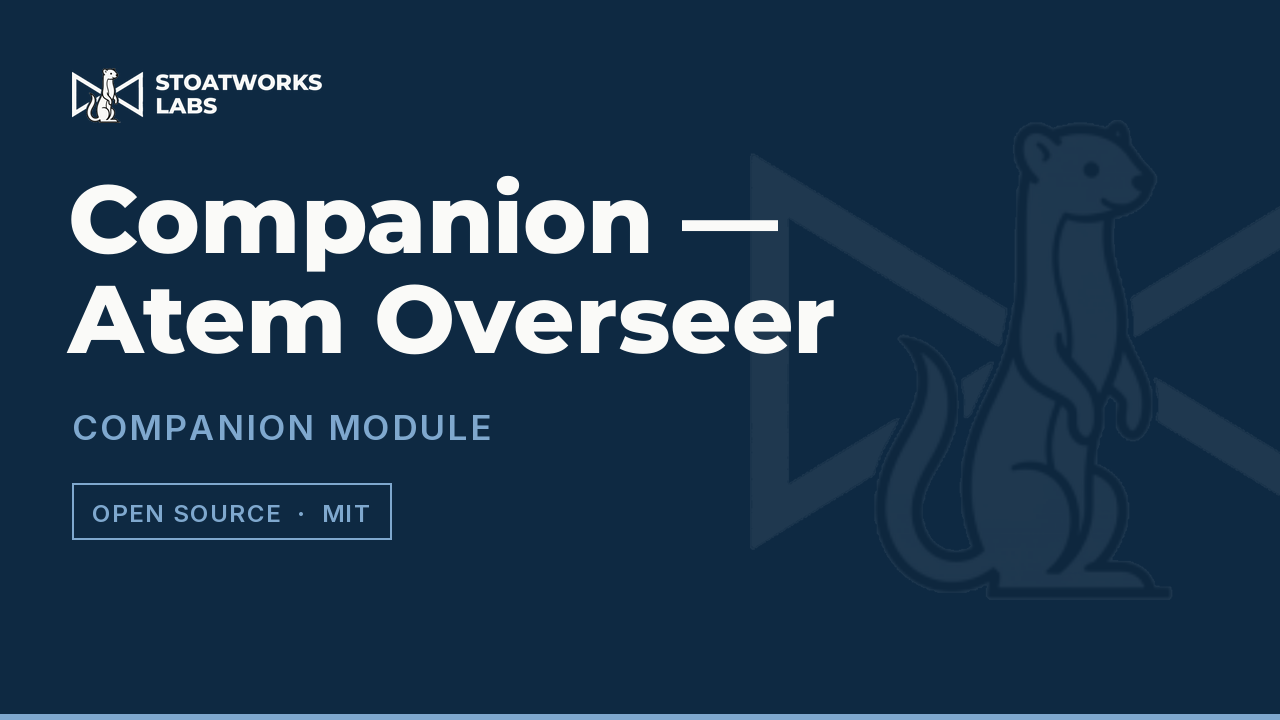 Companion — Atem Overseer — Companion module