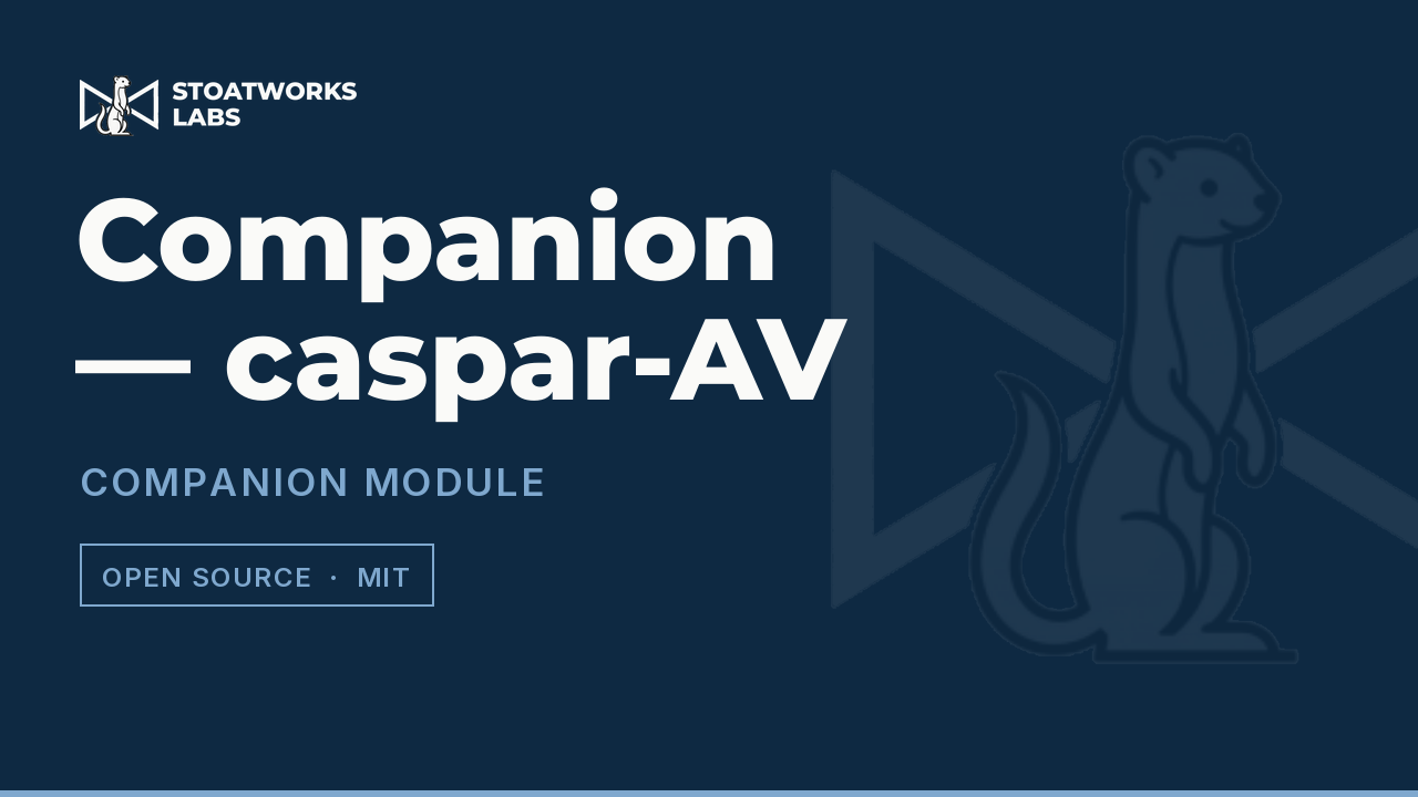 Companion — caspar-AV — Companion module
