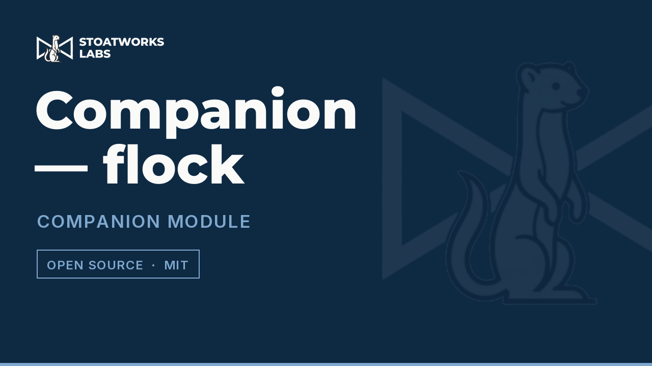 Companion — flock — Companion module