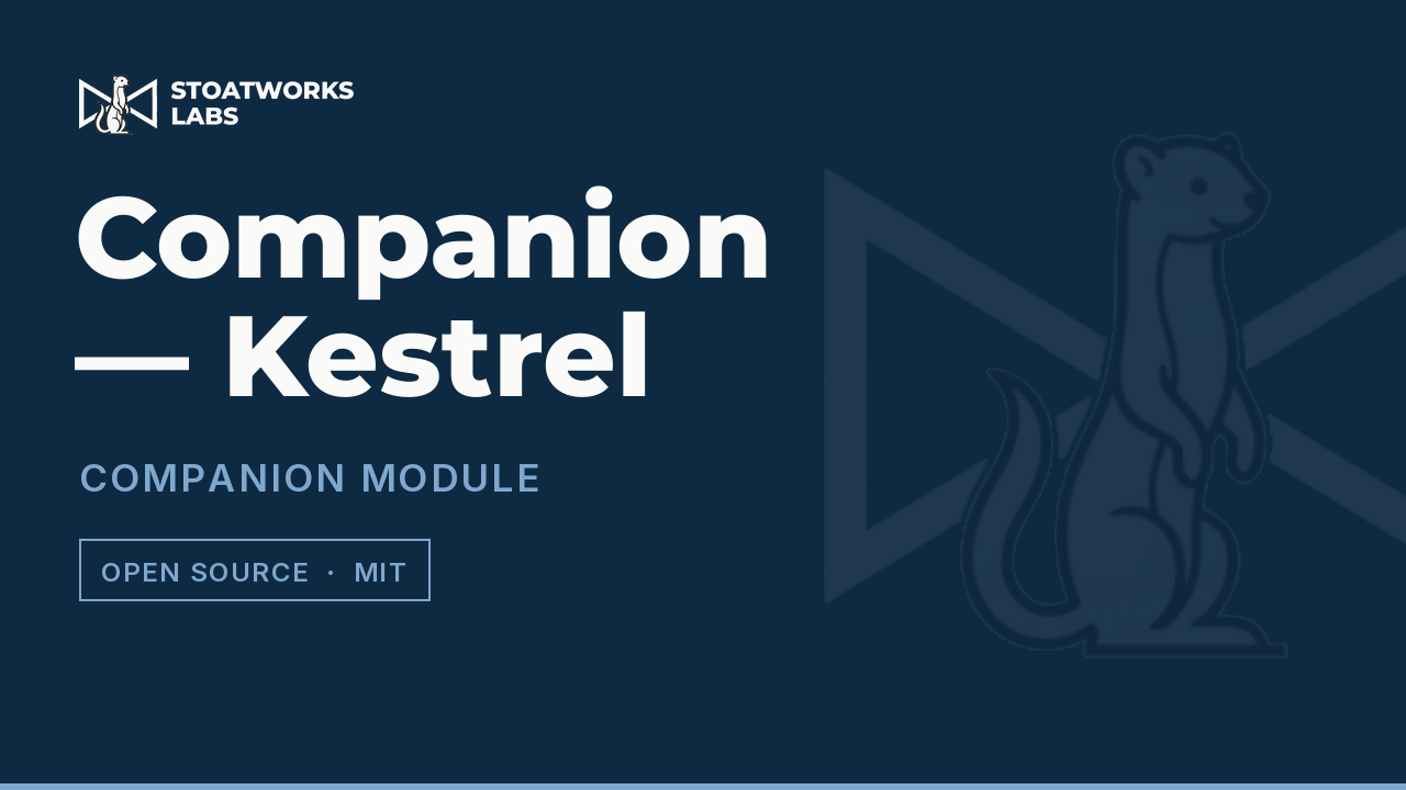 Companion — Kestrel — Companion module