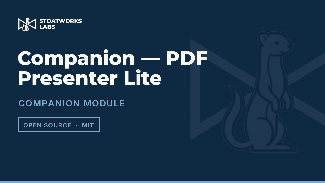 Companion — PDF Presenter Lite — Companion module