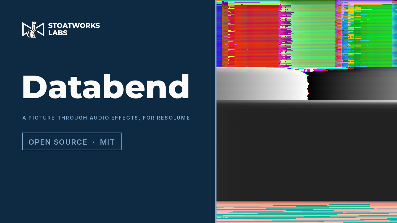 Databend — A picture through audio effects, for Resolume