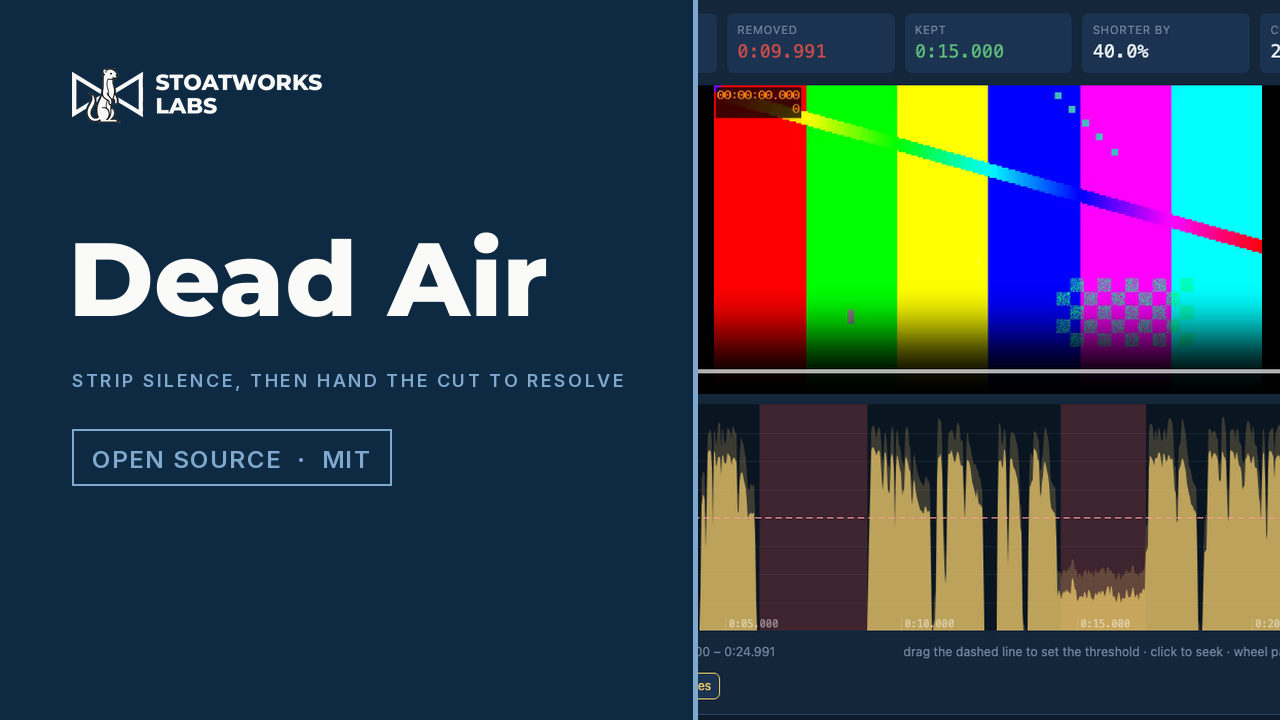 Dead Air — Strip silence, then hand the cut to Resolve