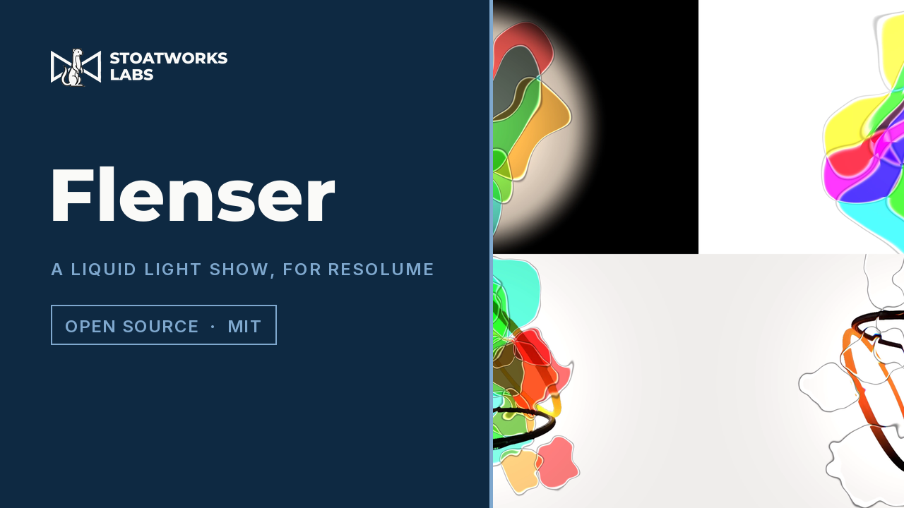Flenser — A liquid light show, for Resolume