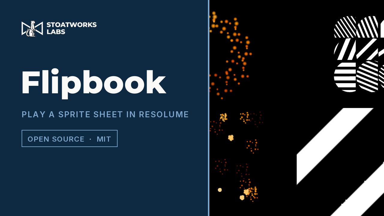 Flipbook — Play a sprite sheet in Resolume