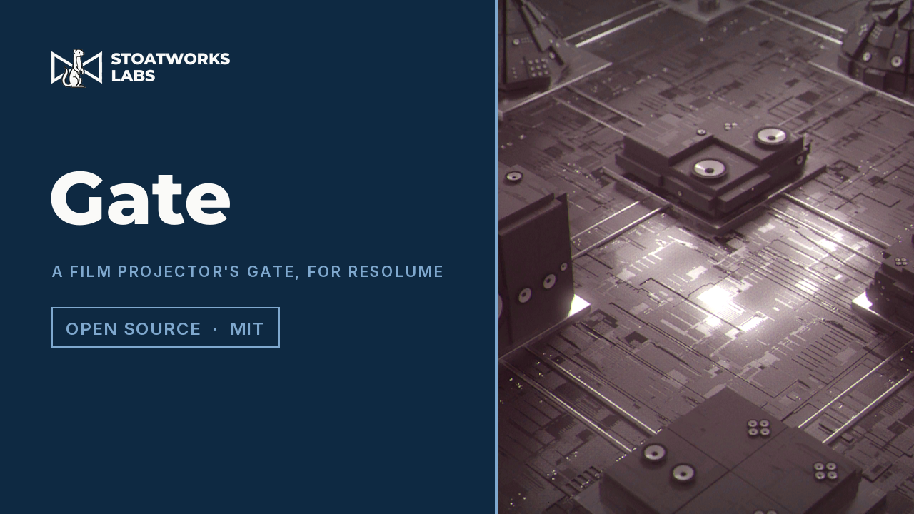 Gate — A film projector's gate, for Resolume