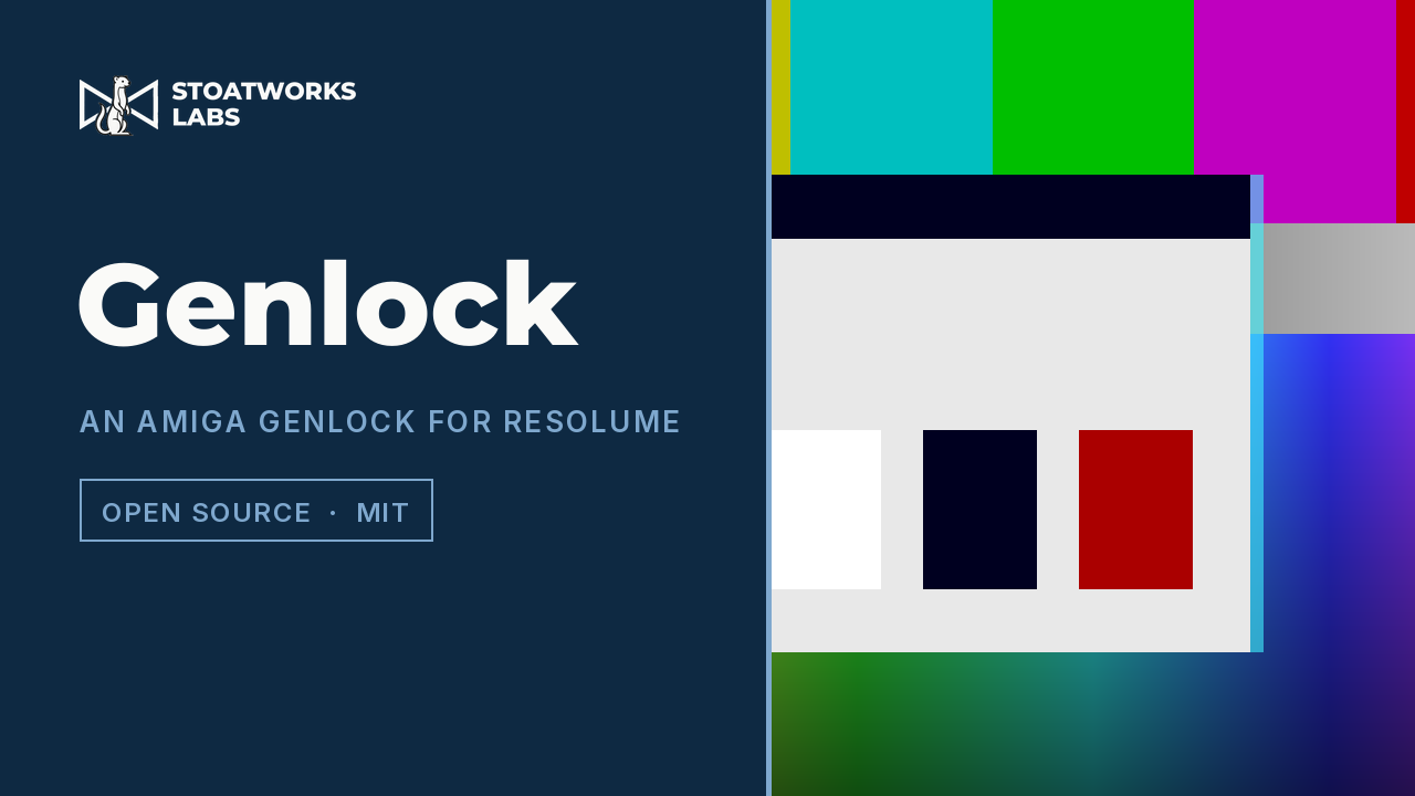 Genlock — An Amiga genlock for Resolume