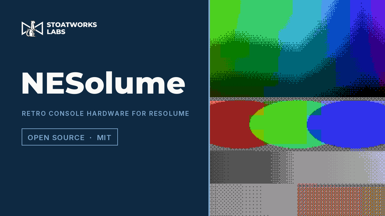 NESolume — Retro console hardware for Resolume