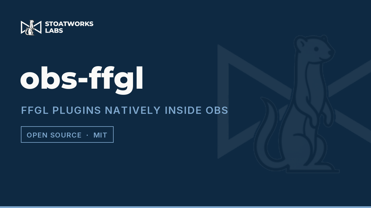 obs-ffgl — FFGL plugins natively inside OBS