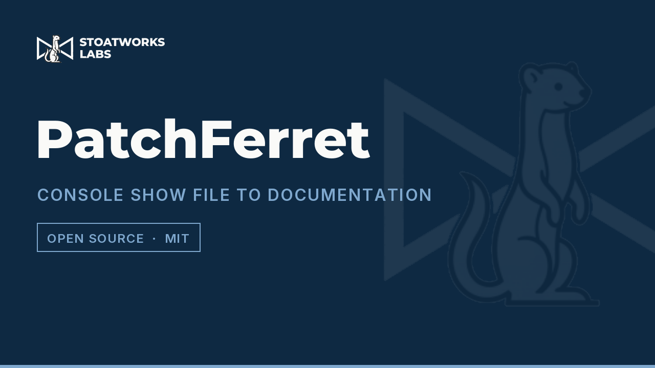 PatchFerret — Console show file to documentation