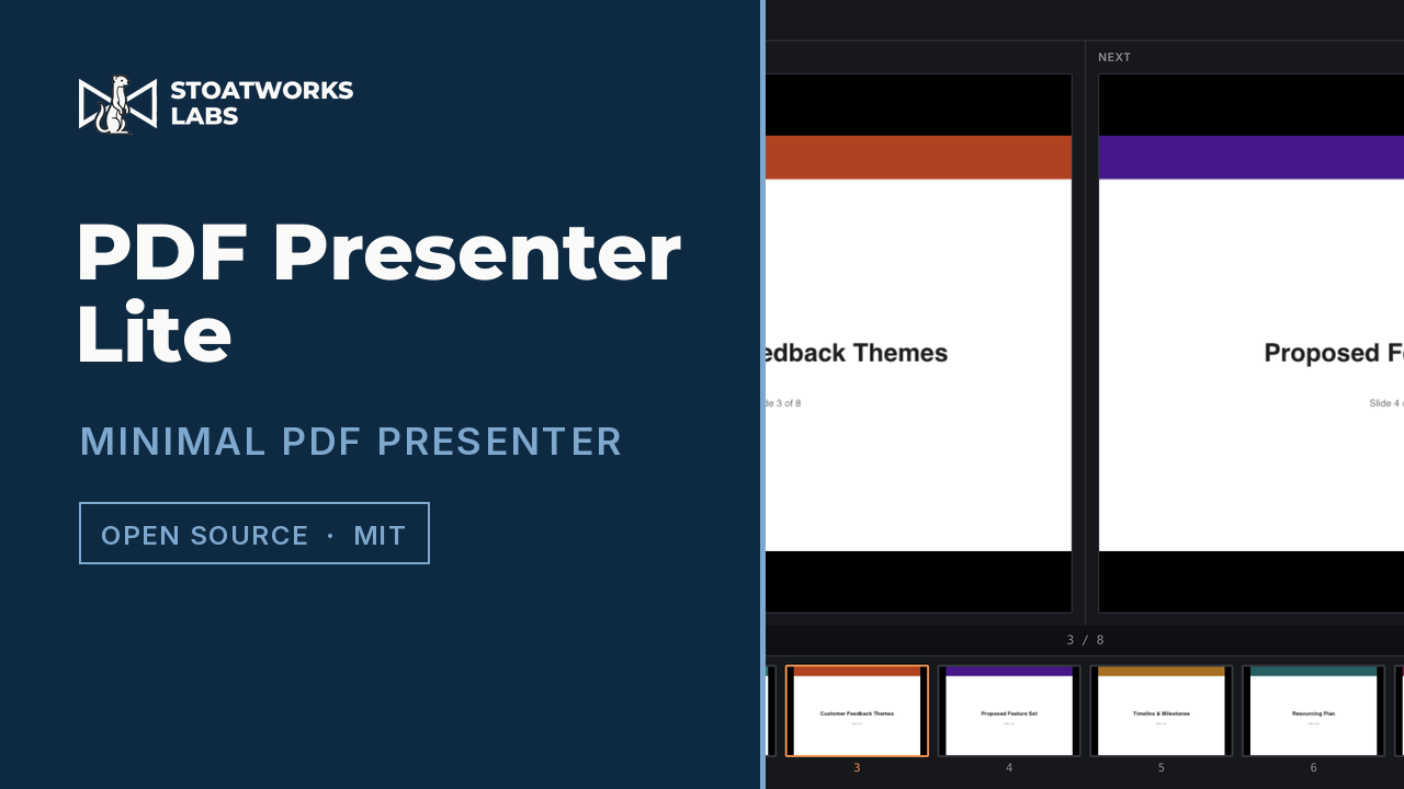 PDF Presenter Lite — Minimal PDF presenter