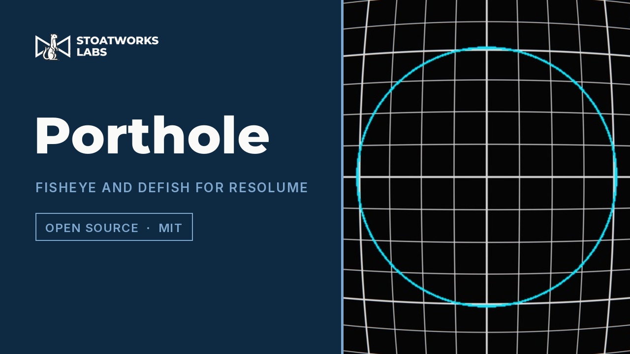 Porthole — Fisheye and defish for Resolume