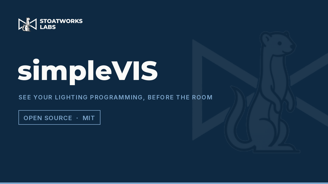 simpleVIS — See your lighting programming, before the room