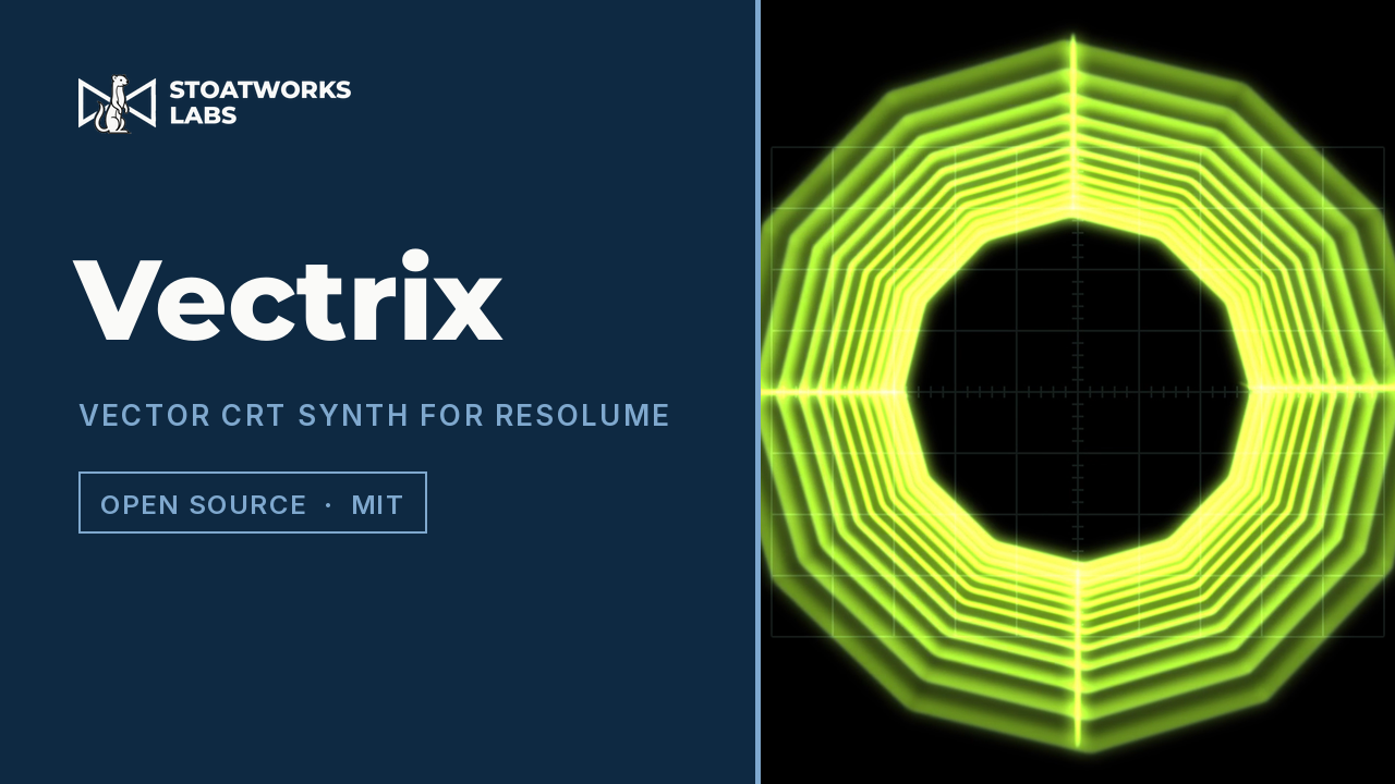 Vectrix — Vector CRT synth for Resolume