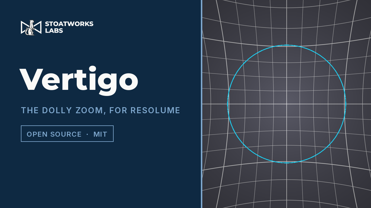 Vertigo — The dolly zoom, for Resolume