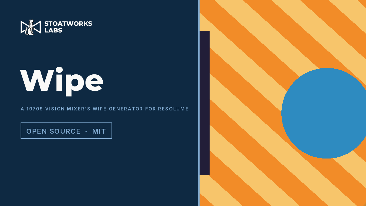 Wipe — A 1970s vision mixer's wipe generator for Resolume